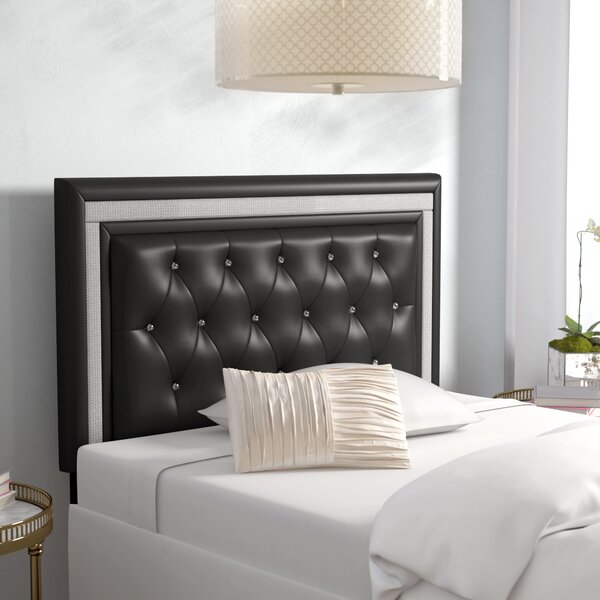 Rhinestone deals upholstered bed